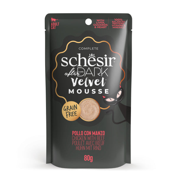 Poulet avec du bœuf en mousse 80g en sachet