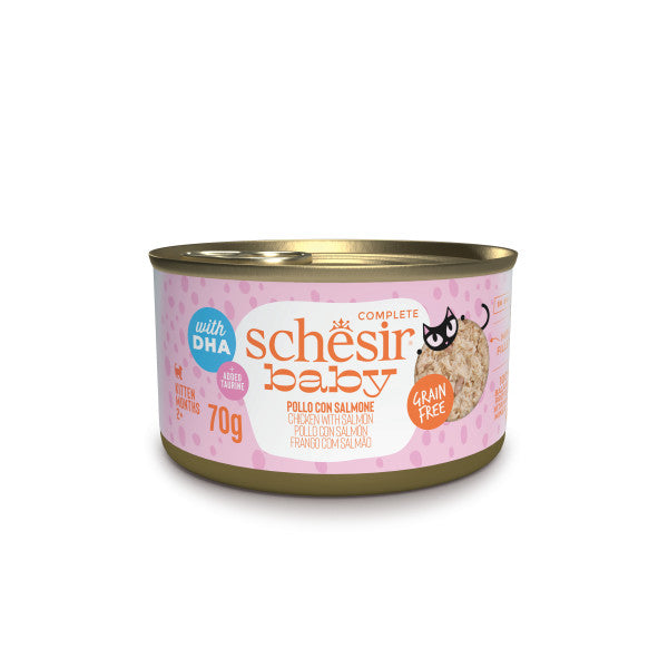 Schesir Kitten Latas Pollo con Aloe - La tienda de Family Vet